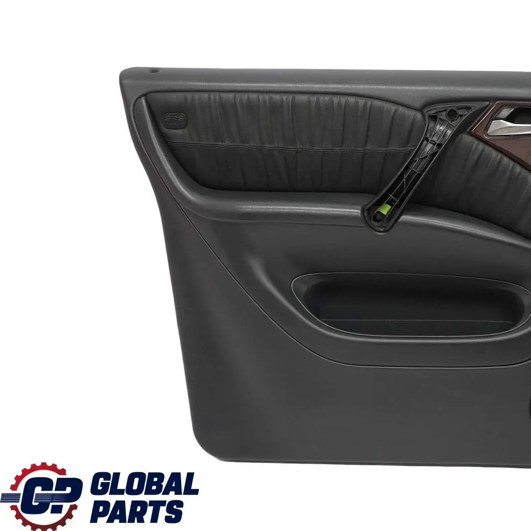 Mercedes-Benz ML W163 Front Left N/S Door Card Trim Panel Black Leather to with Part number A1637203570 Mercedes-Benz ML W163 Front Left N/S Door Card Trim Panel Black Leather - SKU A1637203570 - Part number A1637203570