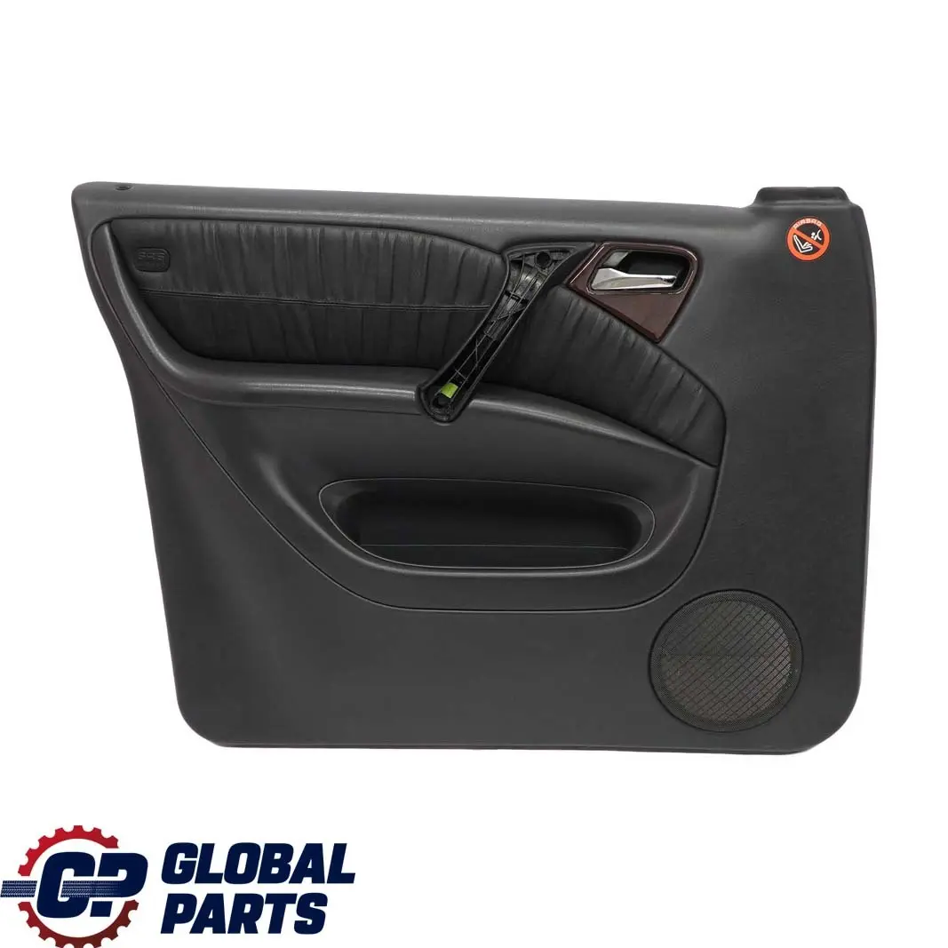 Mercedes-Benz ML W163 Front Left N/S Door Card Trim Panel Black Leather to with Part number A1637203570 Mercedes-Benz ML W163 Front Left N/S Door Card Trim Panel Black Leather - SKU A1637203570 - Part number A1637203570