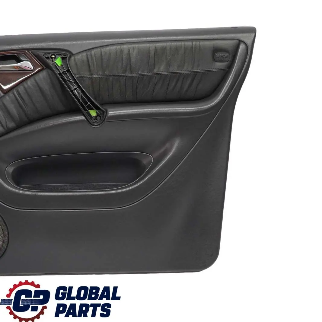  Mercedes-Benz ML W163 Front Right O/S Door Card Trim Panel Black Leather - SKU A1637203670 - Part number A1637203670
