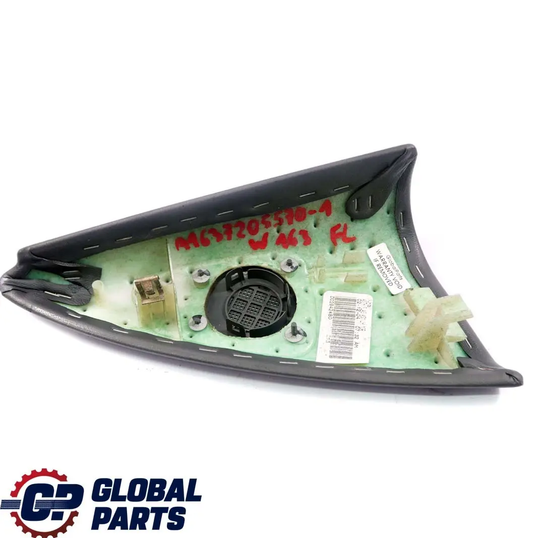  Mercedes-Benz ML W163 Links Tür Hochtöner Abdeckung Verkleidung Leder Schwarz - SKU A1637205570-1 - Teilenummer A1637205570