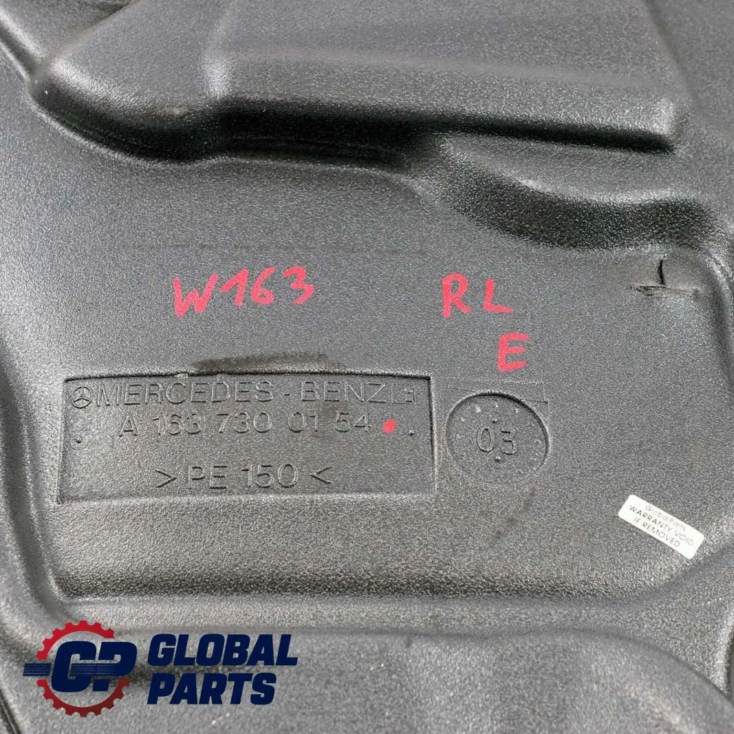 MERCEDES-BENZ M-CLASSE ML W163 Conditionnement Porte Arriere Gauche pour à propos du numéro de pièce A1637300154 MERCEDES-BENZ M-CLASSE ML W163 Conditionnement Porte Arriere Gauche - SKU A1637300154 - Numéro de pièce A1637300154