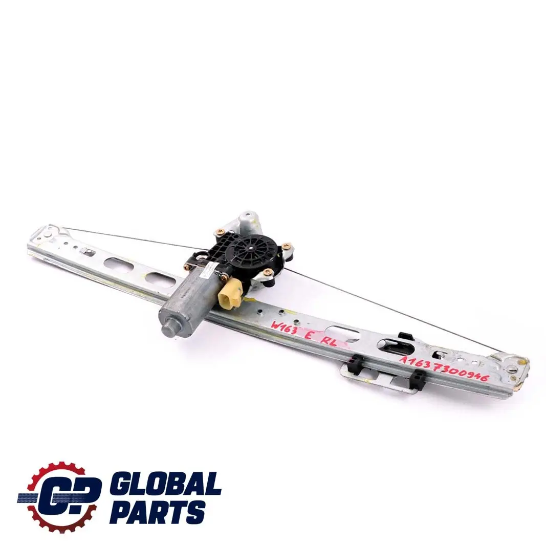 Lève-vitre arrière gauche de porte pour Mercedes ML W163 à propos du numéro de pièce A1637300946 Mercedes ML W163 Lève-vitre arrière gauche de porte - SKU A1637300946 - Numéro de pièce A1637300946