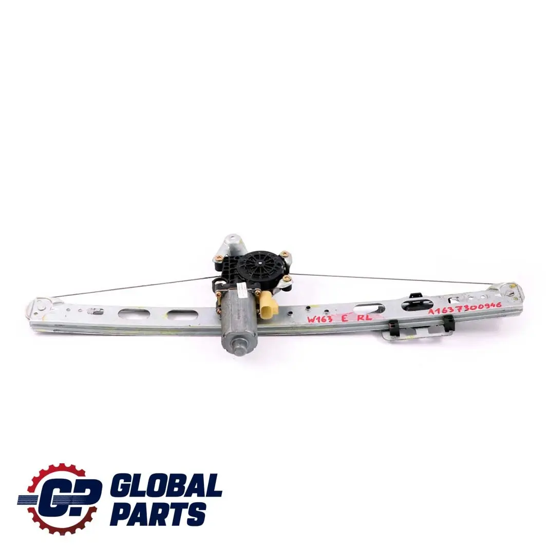 Lève-vitre arrière gauche de porte pour Mercedes ML W163 à propos du numéro de pièce A1637300946 Mercedes ML W163 Lève-vitre arrière gauche de porte - SKU A1637300946 - Numéro de pièce A1637300946