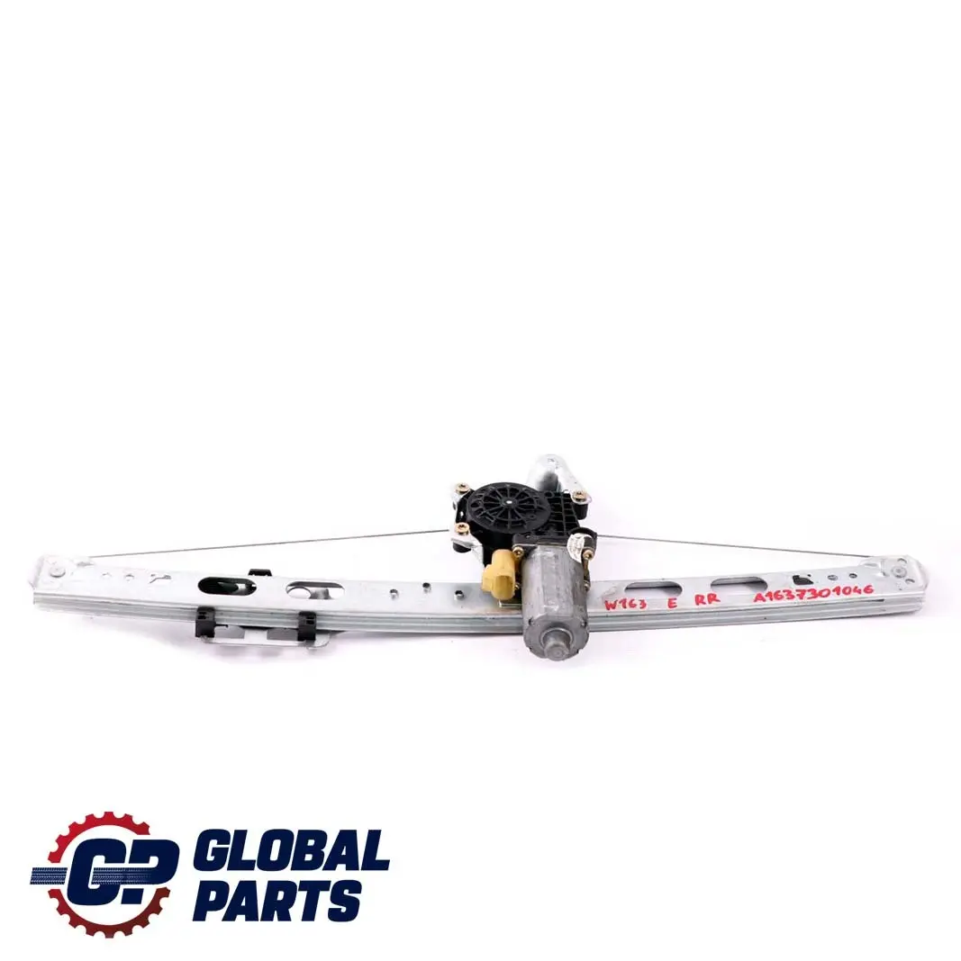 Right Door Window Regulator Lifter to Mercedes ML W163 Rear with Part number A1637301046 Mercedes ML W163 Rear Right Door Window Regulator Lifter - SKU A1637301046 - Part number A1637301046