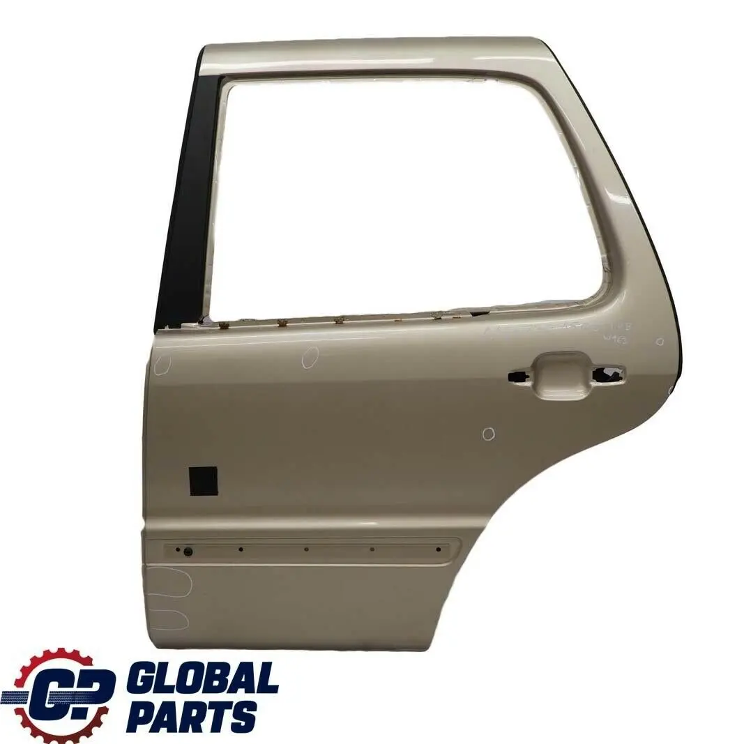 Mercedes-Benz M ML W163 Door Rear Left N/S Travertine Beige Metallic - 693 to with Part number A1637301505 Mercedes-Benz M ML W163 Door Rear Left N/S Travertine Beige Metallic - 693 - SKU A1637301505-TRB - Part number A1637301505
