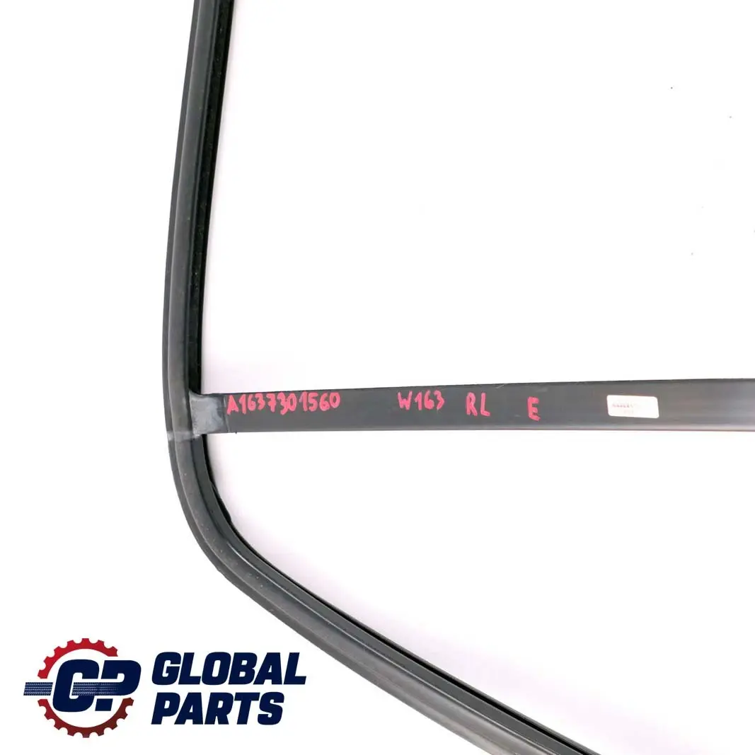 Mercedes M-Class ML W163 Rear Left Door N/S Window Sealing Frame - SKU A1637301560 - Part number A1637301560