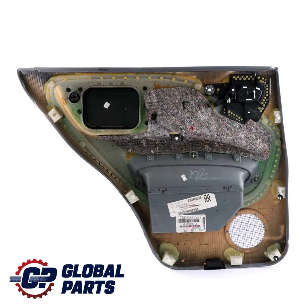 Mercedes W163 Trasera Derecha O / Panel De La tarjeta De puerta De tela gris - SKU A1637301670 - Número de pieza A1637301670