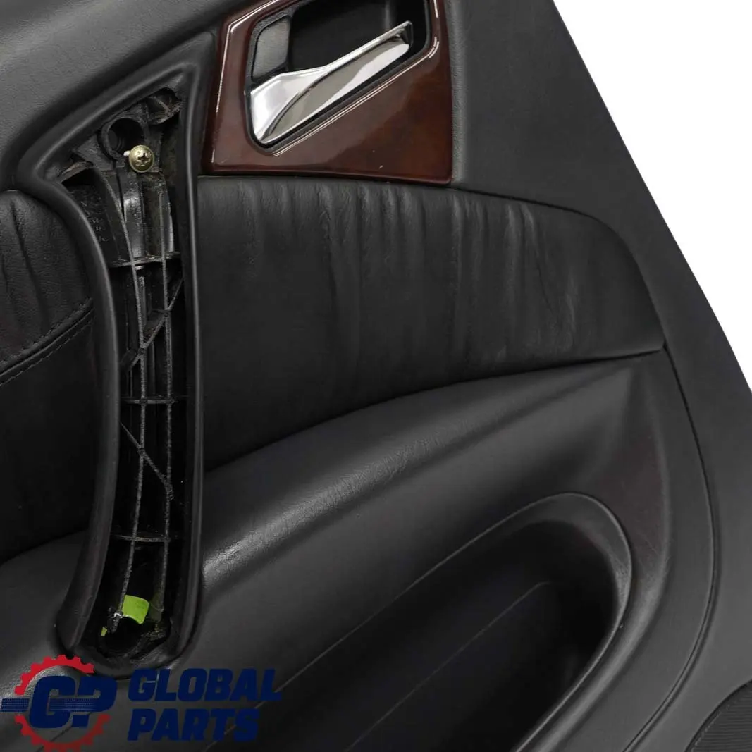  Mercedes-Benz ML W163 Rear Left N/S Door Card Trim Panel Black Leather - SKU A1637301970 - Part number A1637301970