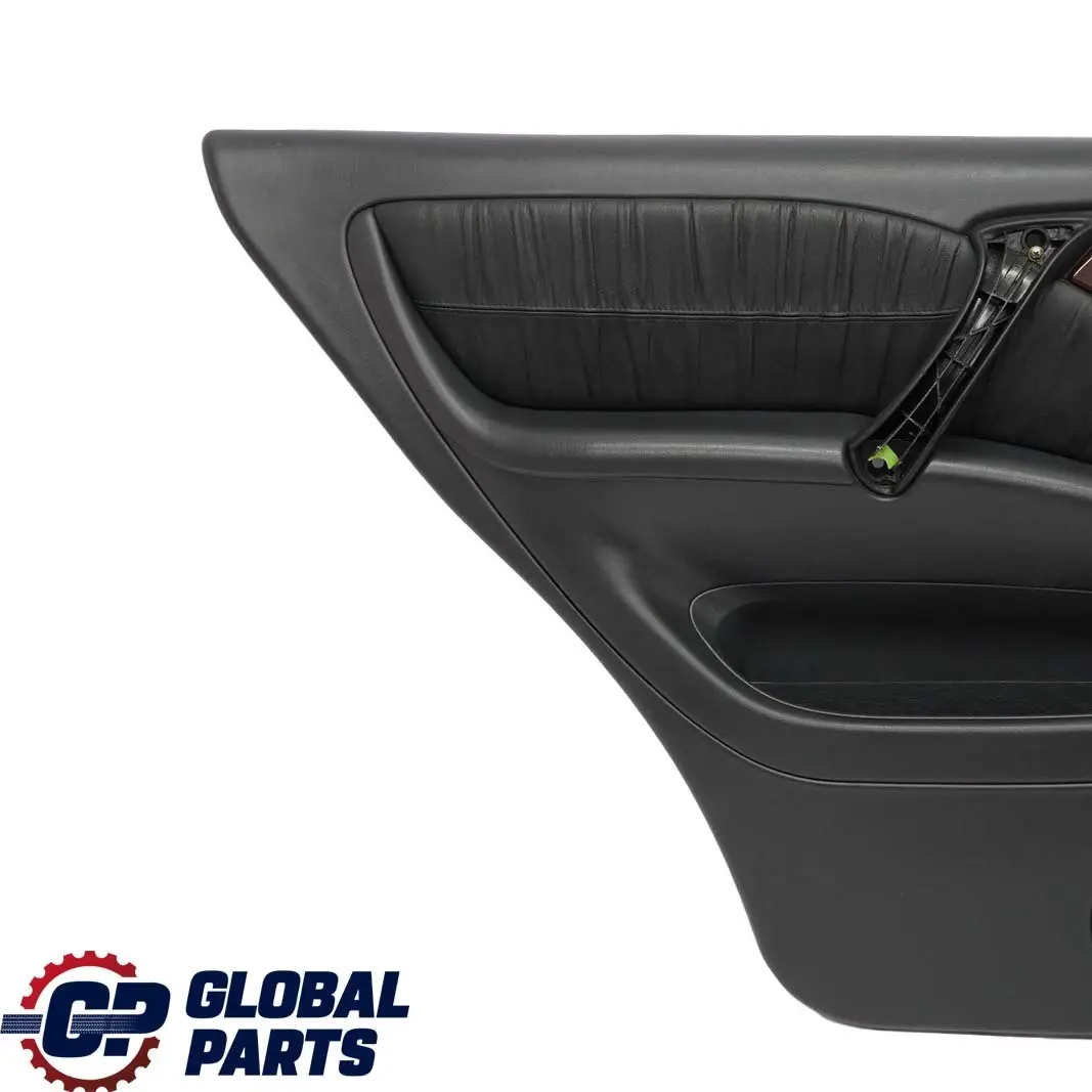  Mercedes-Benz ML W163 Rear Left N/S Door Card Trim Panel Black Leather - SKU A1637301970 - Part number A1637301970