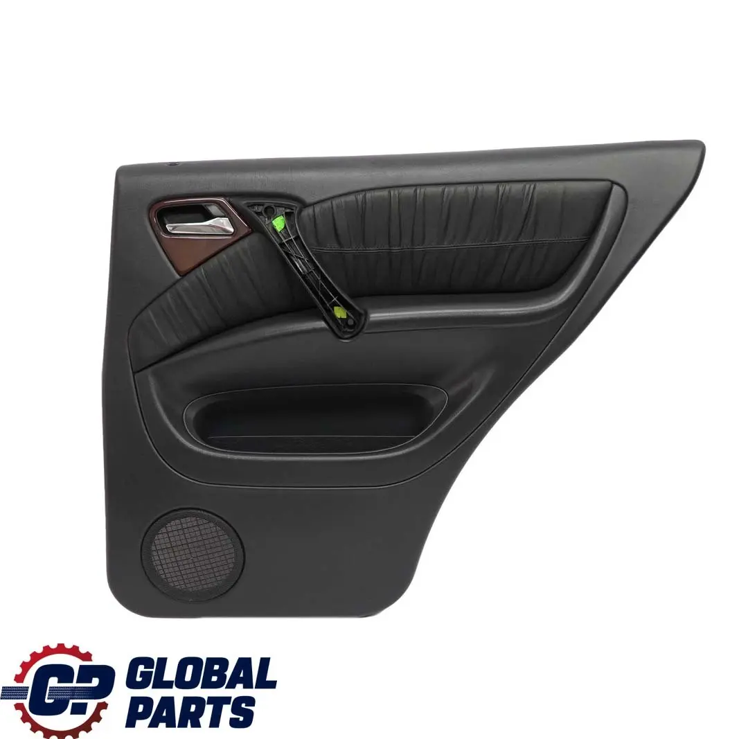 Mercedes-Benz ML W163 Rear Right Door Card Trim Panel Black Leather para con número de pieza A1637302070 Mercedes-Benz ML W163 Rear Right Door Card Trim Panel Black Leather - SKU A1637302070 - Número de pieza A1637302070