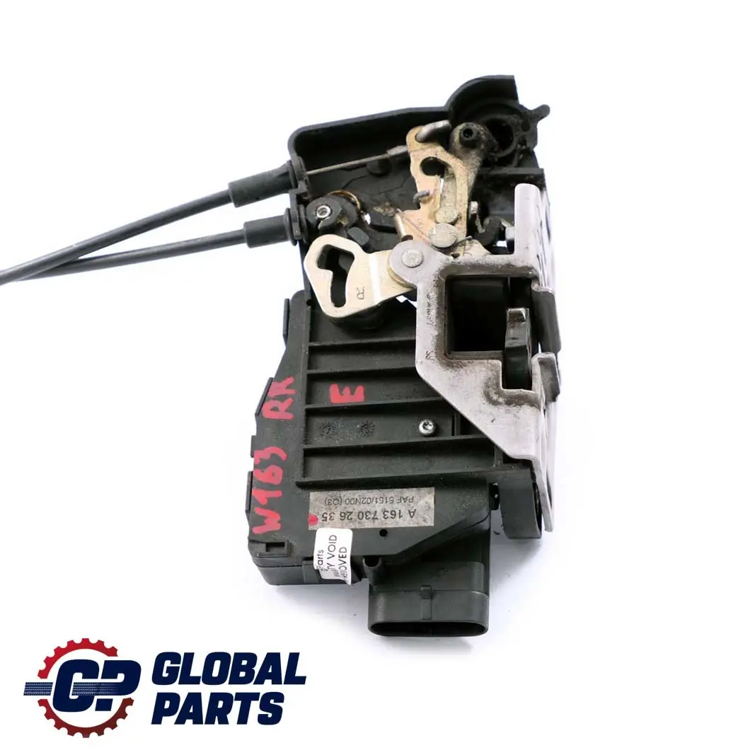 Right Door Lock Mechanism Actuator to Mercedes M-Class ML W163 Rear with Part number A1637302635 Mercedes M-Class ML W163 Rear Right Door Lock Mechanism Actuator - SKU A1637302635 - Part number A1637302635