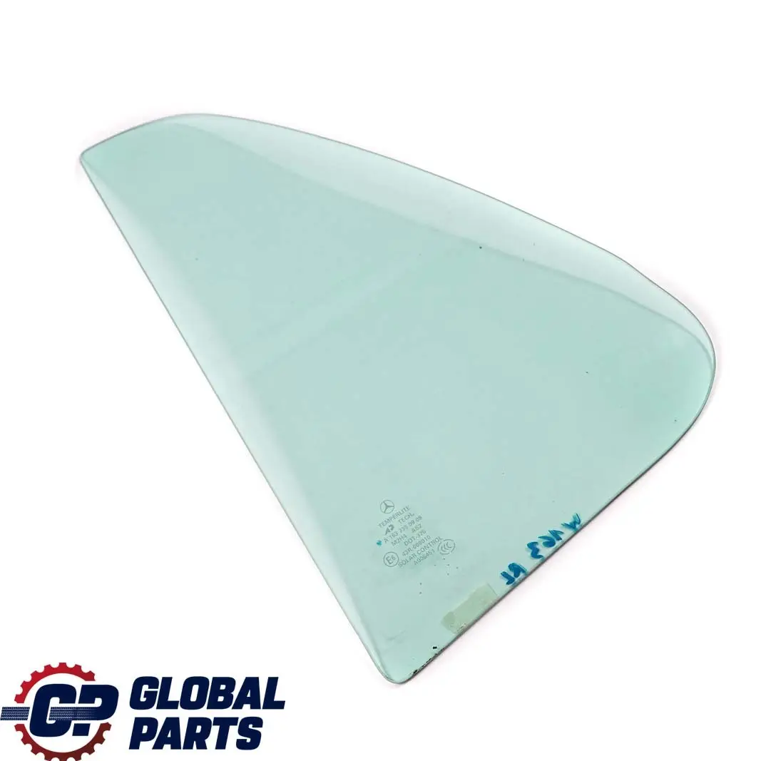  Mercedes-Benz M-Class ML W163 Rear Left N/S Door Window Small Green Glass AS2 - SKU A1637350909 - Part number A1637350909