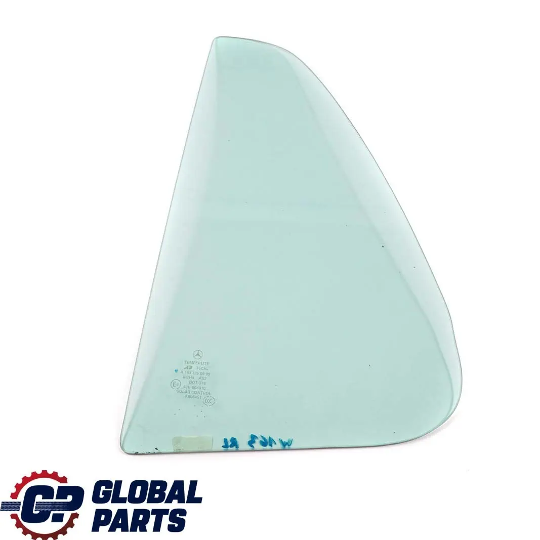  Mercedes-Benz M-Class ML W163 Rear Left N/S Door Window Small Green Glass AS2 - SKU A1637350909 - Part number A1637350909