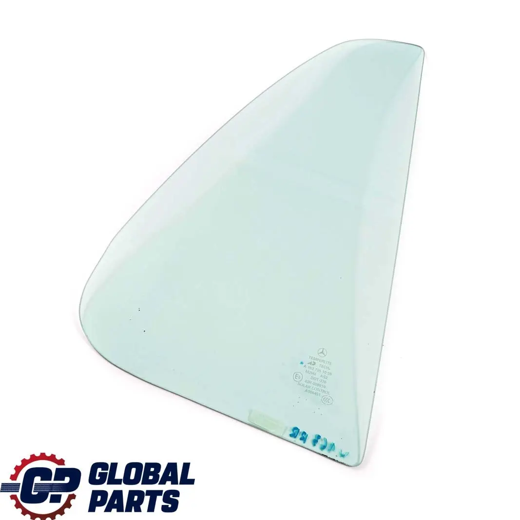 Mercedes-Benz M-Class ML W163 Rear Right O/S Door Window Small Green Glass AS2 to with Part number A1637351009 Mercedes-Benz M-Class ML W163 Rear Right O/S Door Window Small Green Glass AS2 - SKU A1637351009 - Part number A1637351009