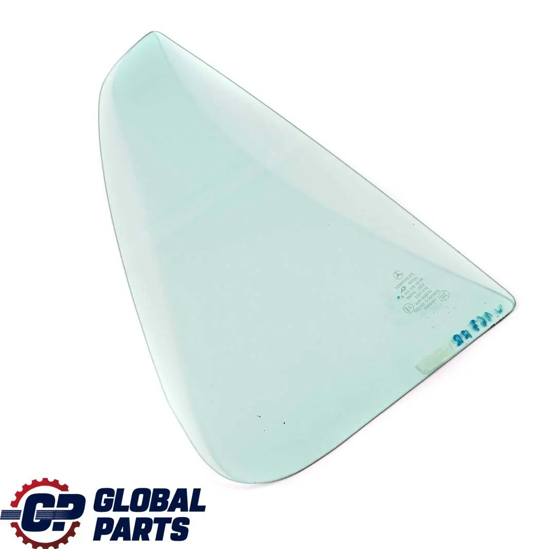 Mercedes-Benz M-Class ML W163 Rear Right O/S Door Window Small Green Glass AS2 to with Part number A1637351009 Mercedes-Benz M-Class ML W163 Rear Right O/S Door Window Small Green Glass AS2 - SKU A1637351009 - Part number A1637351009