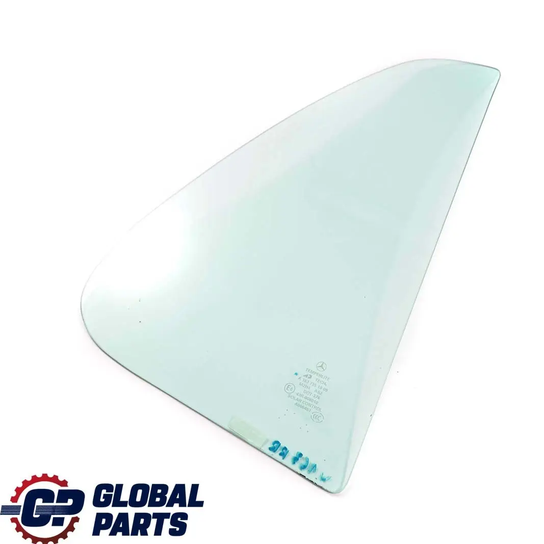 Mercedes-Benz M-Class ML W163 Rear Right O/S Door Window Small Green Glass AS2 to with Part number A1637351009 Mercedes-Benz M-Class ML W163 Rear Right O/S Door Window Small Green Glass AS2 - SKU A1637351009 - Part number A1637351009