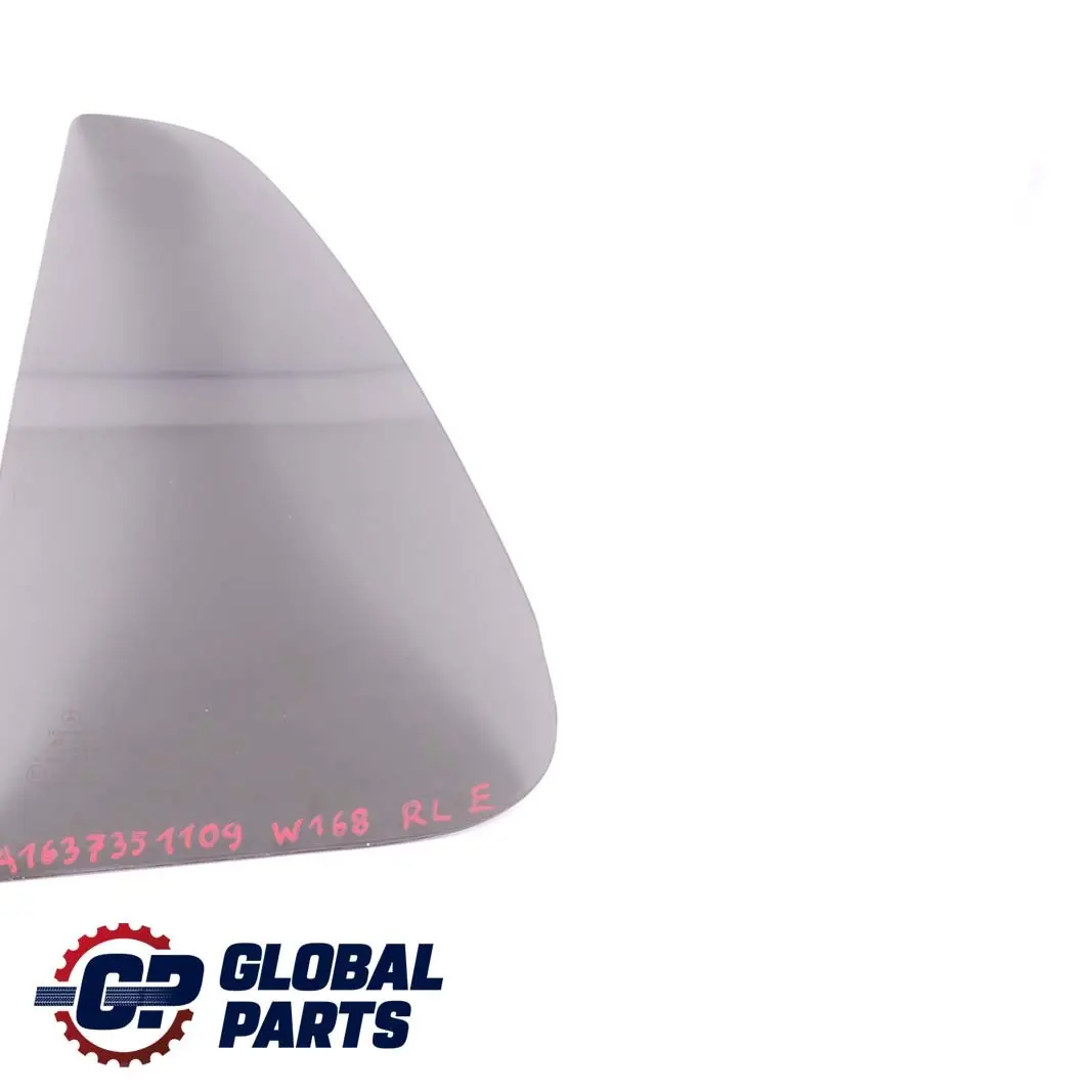 Left N/S Door Window Small Tinted Black Glass AS3 to Mercedes M-Class ML W163 Rear with Part number A1637351109 Mercedes M-Class ML W163 Rear Left N/S Door Window Small Tinted Black Glass AS3 - SKU A1637351109 - Part number A1637351109