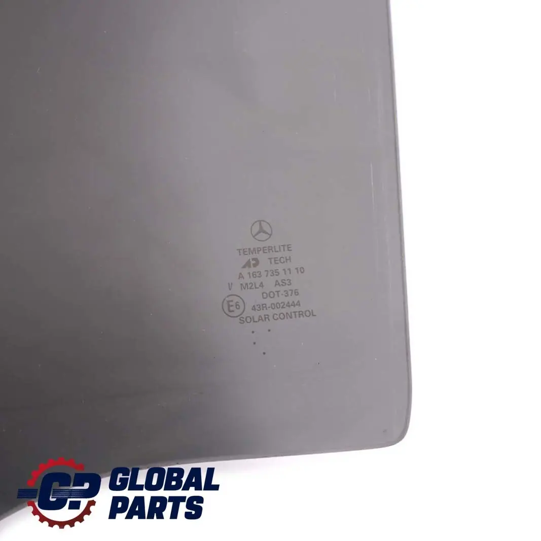 Mercedes-Benz Classe M ML W163 Posteriore Sinistra Porta Vetro Disco AS3 per con numero di parte A1637351110 Mercedes-Benz Classe M ML W163 Posteriore Sinistra Porta Vetro Disco AS3 - SKU A1637351110 - Numero di parte A1637351110