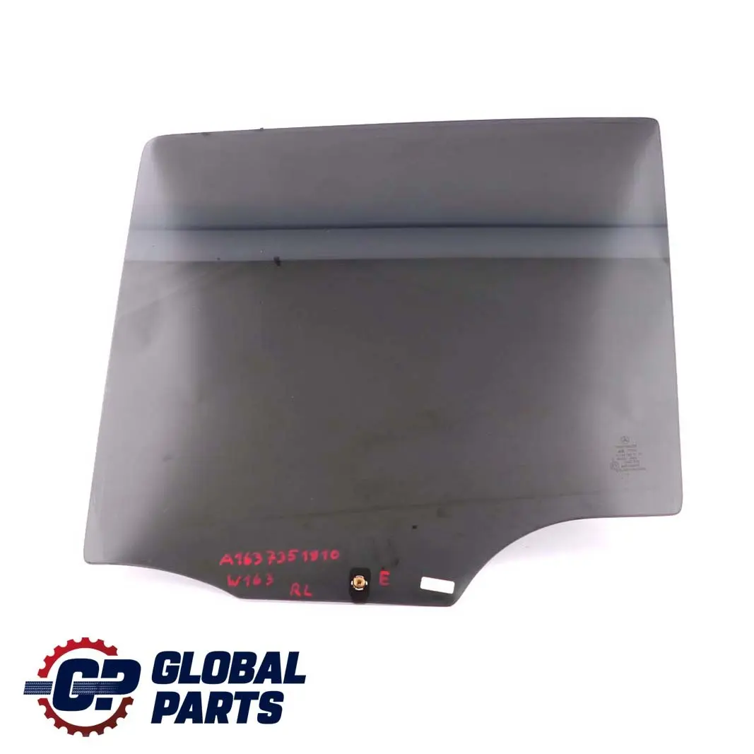  Mercedes-Benz M-Class ML W163 Rear Left N/S Door Window Tinted Black Glass AS3 - SKU A1637351110 - Part number A1637351110