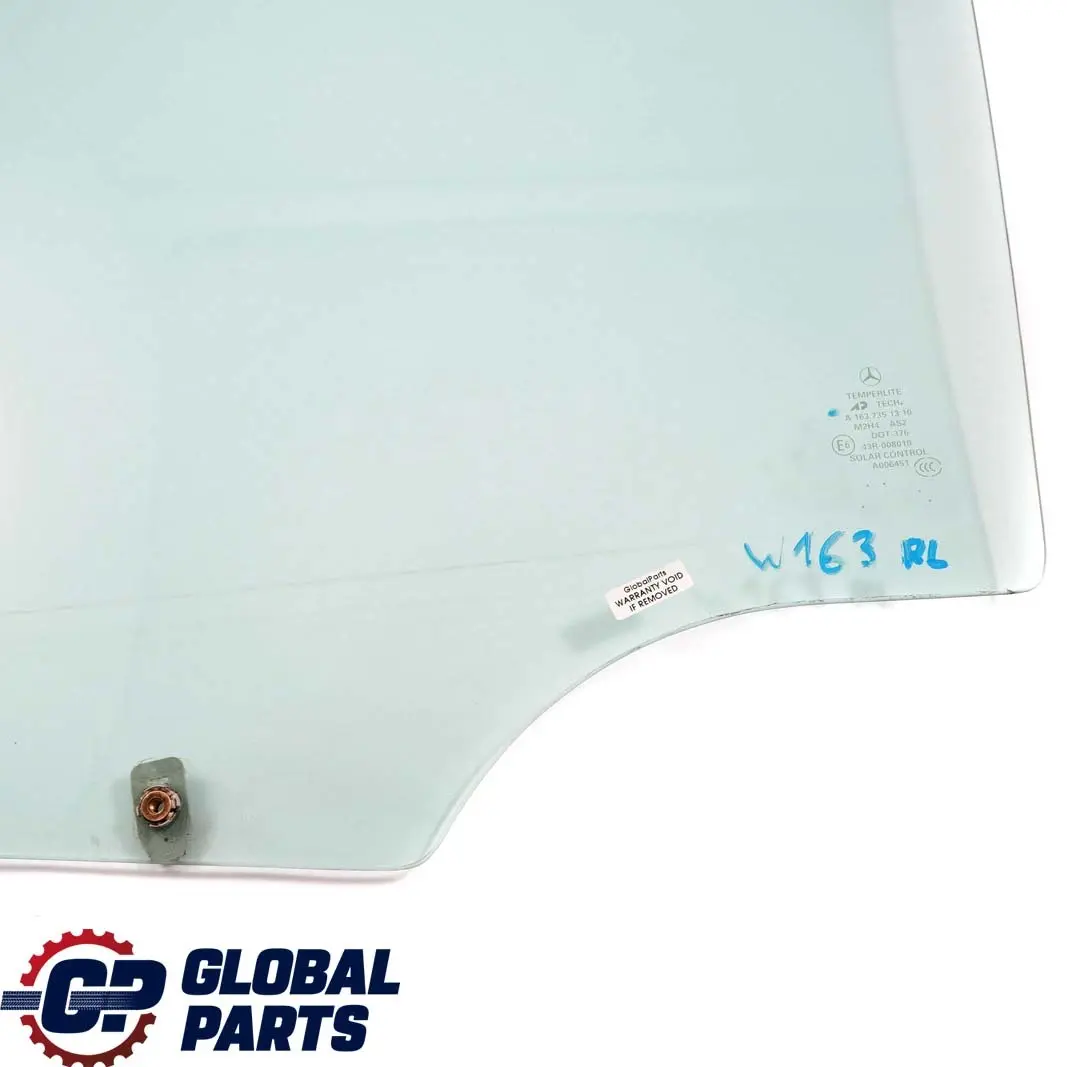 Mercedes-Benz M-Klasse ML W163 Hinten Links Tür Glas Scheibe AS2 für mit Teilenummer A1637351310 Mercedes-Benz M-Klasse ML W163 Hinten Links Tür Glas Scheibe AS2 - SKU A1637351310 - Teilenummer A1637351310