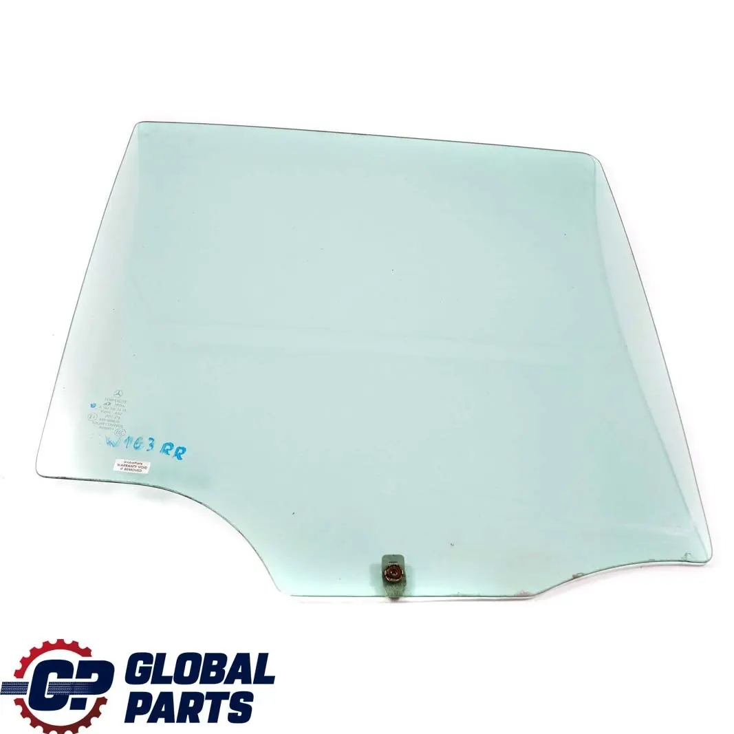 Mercedes-Benz M-Class ML W163 Rear Right O/S Door Window Glass Green AS2 to with Part number A1637351410 Mercedes-Benz M-Class ML W163 Rear Right O/S Door Window Glass Green AS2 - SKU A1637351410 - Part number A1637351410