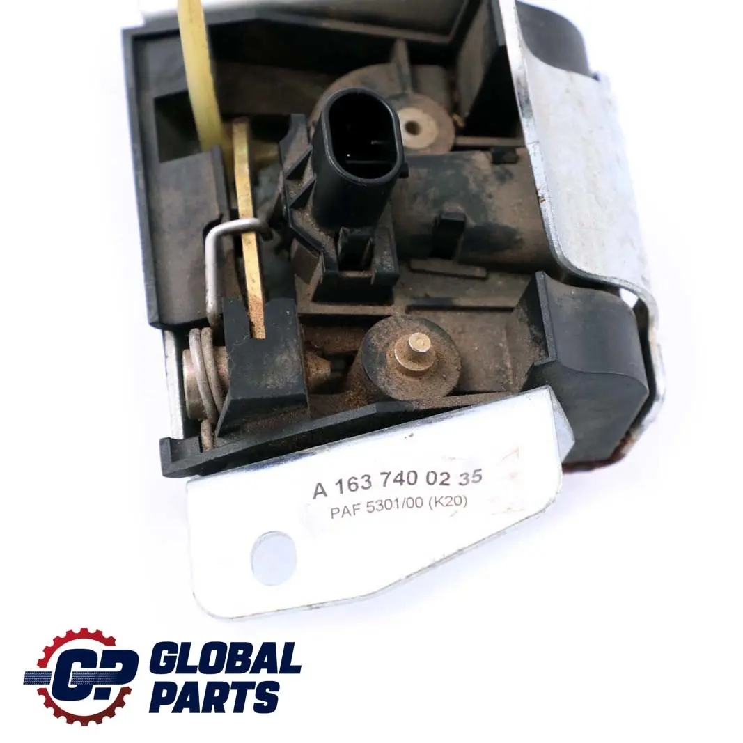 Mercedes W163 Tapa del maletero Cierre del porton trasero - SKU A1637400235 - Número de pieza A1637400235