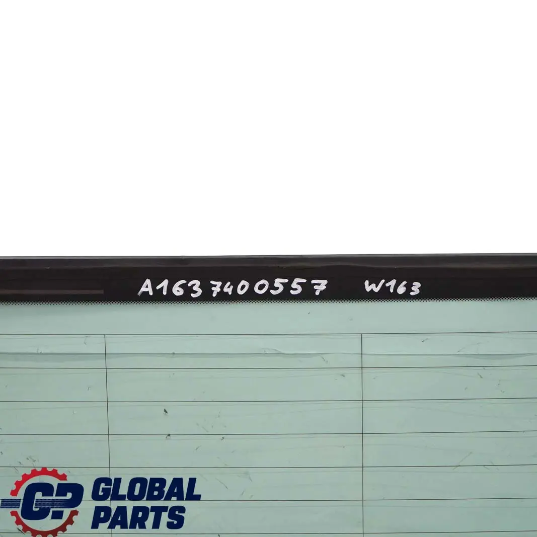 Mercedes-Benz M-Class ML W163 Rear Tailgate Window AS2 Armourplate PL to with Part number A1637400557 Mercedes-Benz M-Class ML W163 Rear Tailgate Window AS2 Armourplate PL - SKU A1637400557 - Part number A1637400557