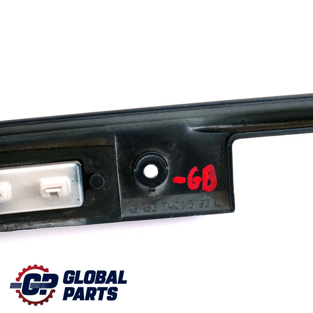  Mercedes-Benz M-Class ML W163 Rear Handle Boot Cover Trim Trunk Lid Green Black - SKU A1637401393-GB - Part number A1637401393