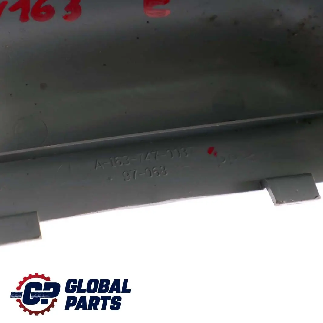 Mercedes-Benz M-Class ML W163 Third Brake Stop Lamp Cover Trim Grey to with Part number A1637470087 Mercedes-Benz M-Class ML W163 Third Brake Stop Lamp Cover Trim Grey - SKU A1637470087 - Part number A1637470087