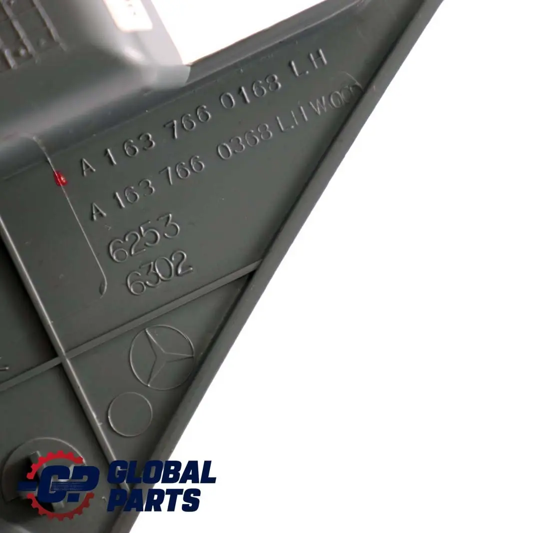 Puerta Trasera Delantera Izquierda Embellecedor Empuñadura para Mercedes M ML W163 con número de pieza A1637660168 Mercedes M ML W163 Puerta Trasera Delantera Izquierda Embellecedor Empuñadura - SKU A1637660168 - Número de pieza A1637660168