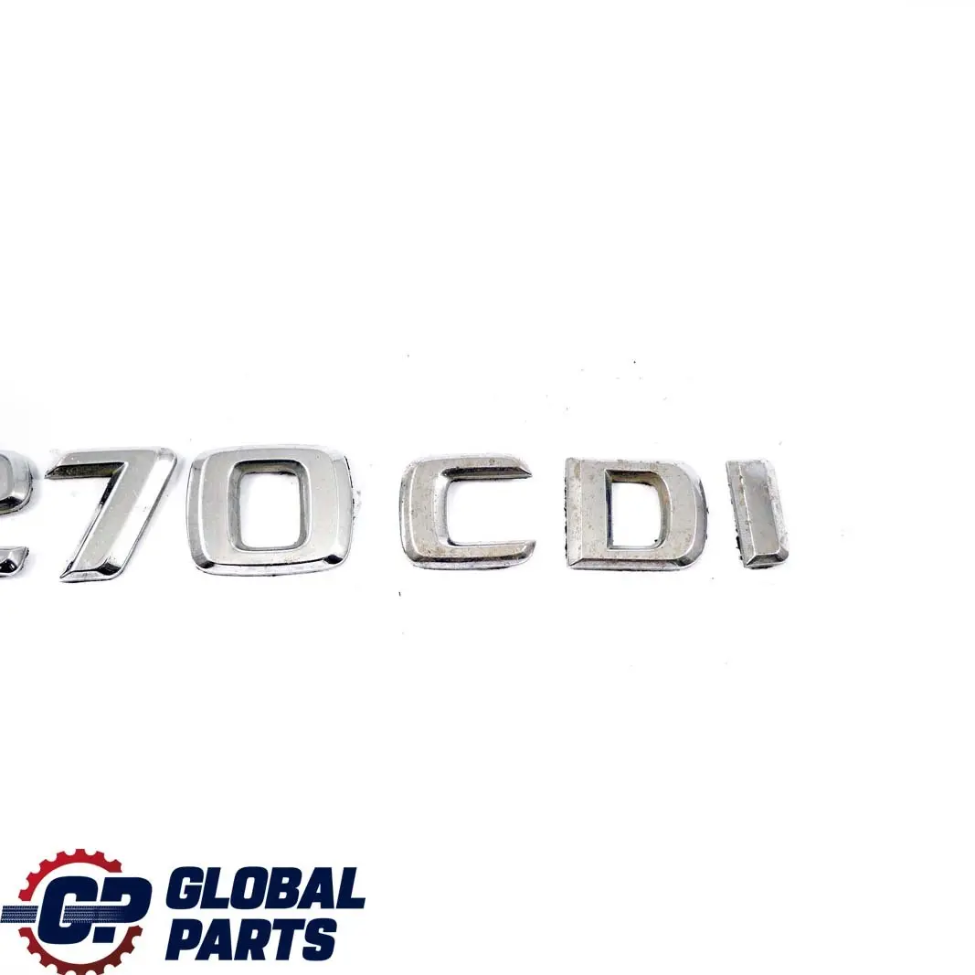 Mercedes ML W163 270 CDI Maletero Portón Trasero Adherido Emblema Lettering - SKU A1638170815 - Número de pieza A1638170815