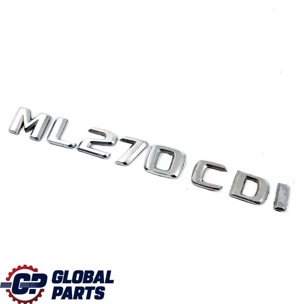 Mercedes ML W163 270 CDI Maletero Portón Trasero Adherido Emblema Lettering - SKU A1638170815 - Número de pieza A1638170815