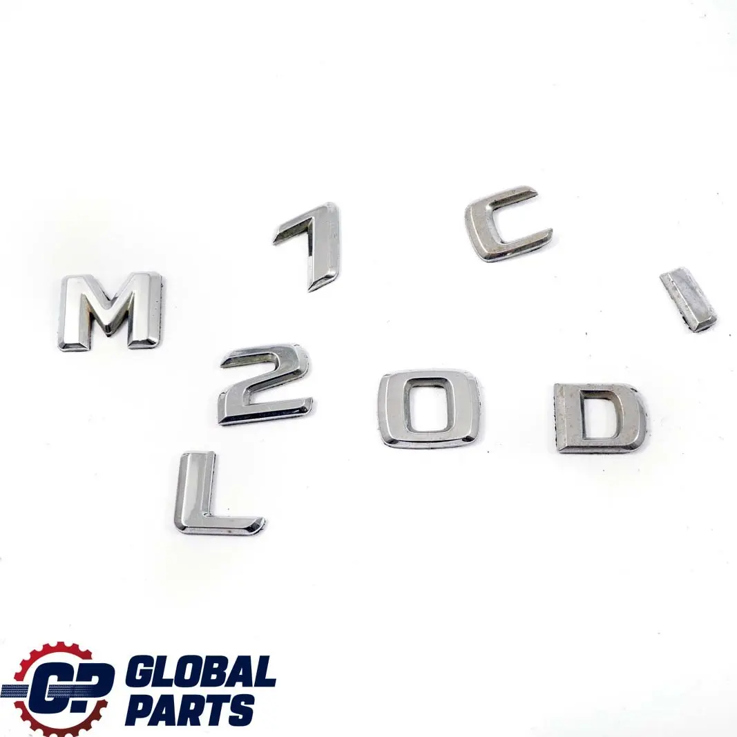 Mercedes ML W163 270 CDI Maletero Portón Trasero Adherido Emblema Lettering - SKU A1638170815 - Número de pieza A1638170815
