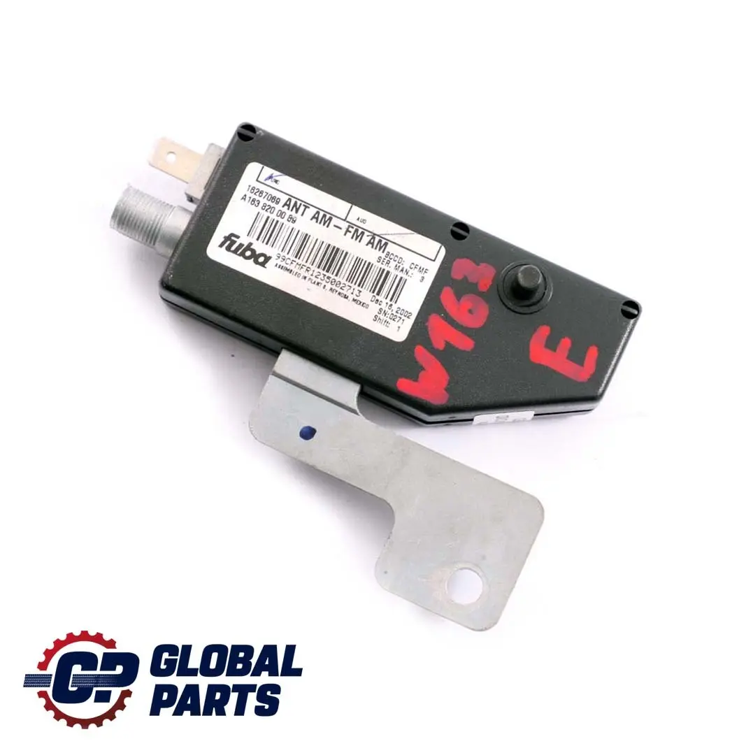 Mercedes-Benz M-Klasse ML W163 Antenne Antennenverstärker für mit Teilenummer A1638200089 Mercedes-Benz M-Klasse ML W163 Antenne Antennenverstärker - SKU A1638200089 - Teilenummer A1638200089