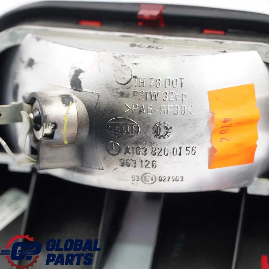  Mercedes-Benz M ML W163 Rear Additional Third Brake Light Lamp - SKU A1638200156 - Part number A1638200156