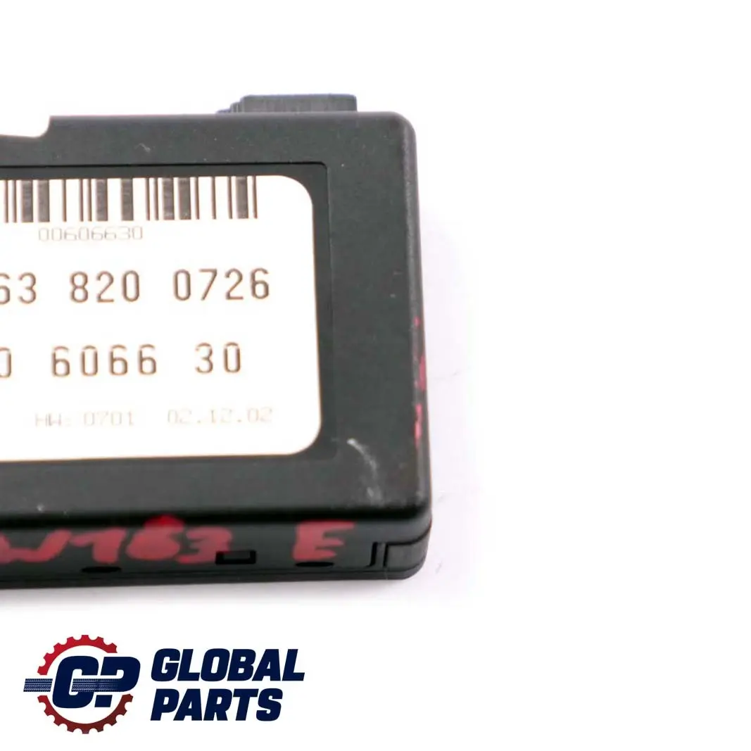 Mercedes ML W163 Module Capteur de lumière de pluie pour pare-brise - SKU A1638200726 - Numéro de pièce A1638200726