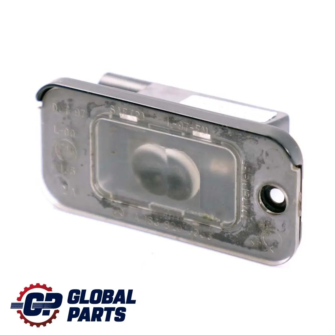 Mercedes-Benz M-Class ML W163 Number Plate Light Exterior Lamp to with Part number A1638200956 Mercedes-Benz M-Class ML W163 Number Plate Light Exterior Lamp - SKU A1638200956 - Part number A1638200956