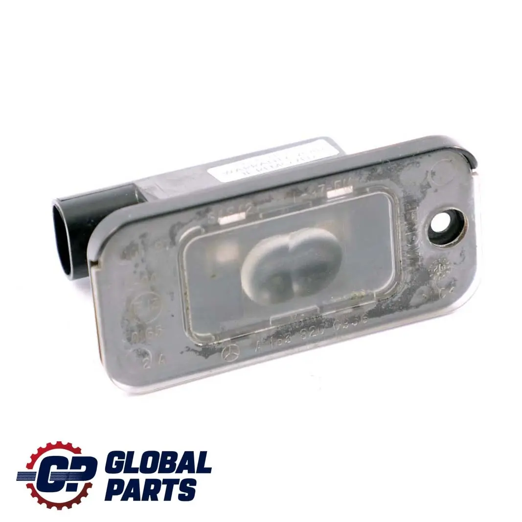 Mercedes-Benz Clase M ML W163 Luz De matricula Luz exterior para con número de pieza A1638200956 Mercedes-Benz Clase M ML W163 Luz De matricula Luz exterior - SKU A1638200956 - Número de pieza A1638200956