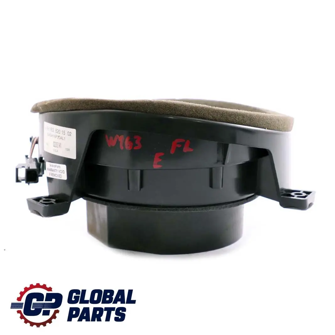 Mercedes M-Class ML W163 Front Left N/S Door Speaker Loudspeaker - SKU A1638201502 - Part number A1638201502