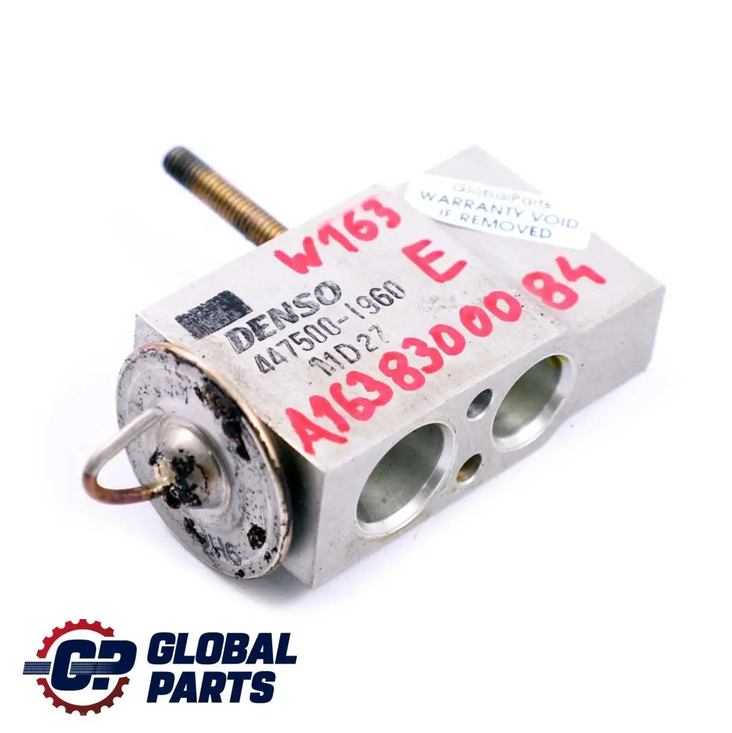 Valvula De expansion del aire acondicionado para Mercedes W163 con número de pieza A1638300084 Mercedes W163 Valvula De expansion del aire acondicionado - SKU A1638300084 - Número de pieza A1638300084