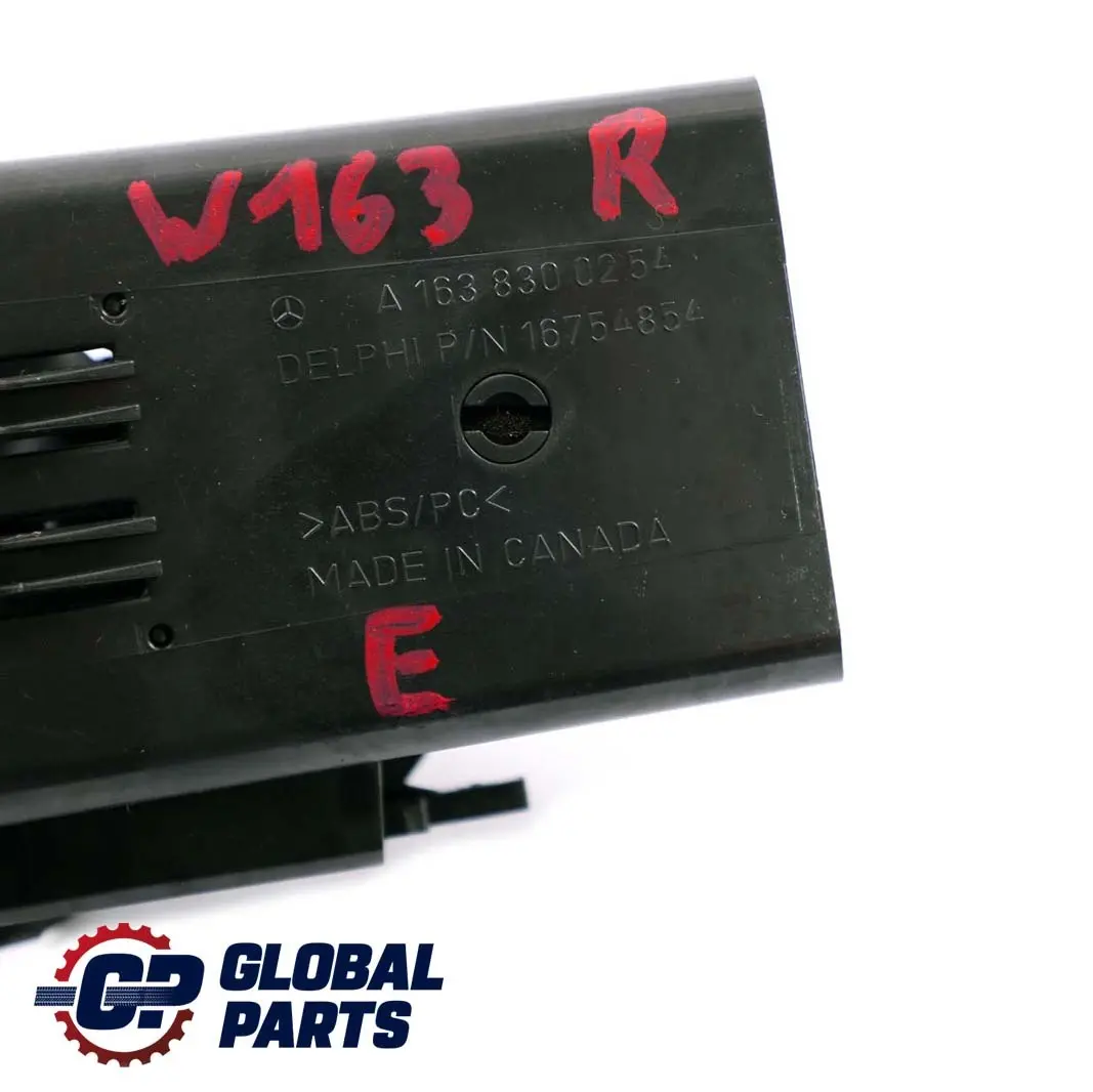 Boquilla De ventilacion derecha Salpicadero para Mercedes W163 con número de pieza A1638300254 Mercedes W163 Boquilla De ventilacion derecha Salpicadero - SKU A1638300254 - Número de pieza A1638300254