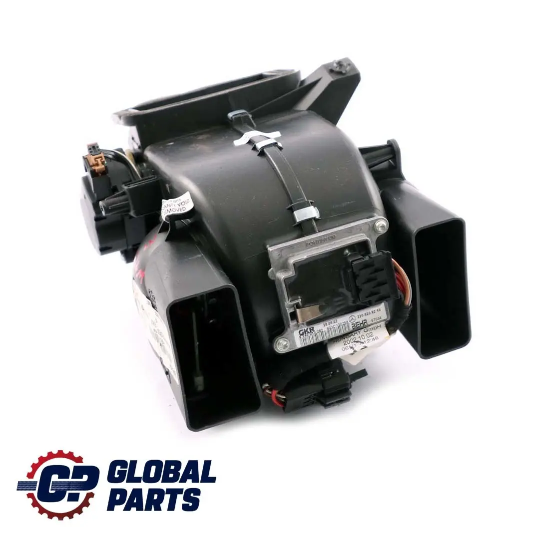Unità Ventola Riscaldamento Posteriore per Mercedes ML W163 con numero di parte A1638300308 Mercedes ML W163 Unità Ventola Riscaldamento Posteriore - SKU A1638300308 - Numero di parte A1638300308