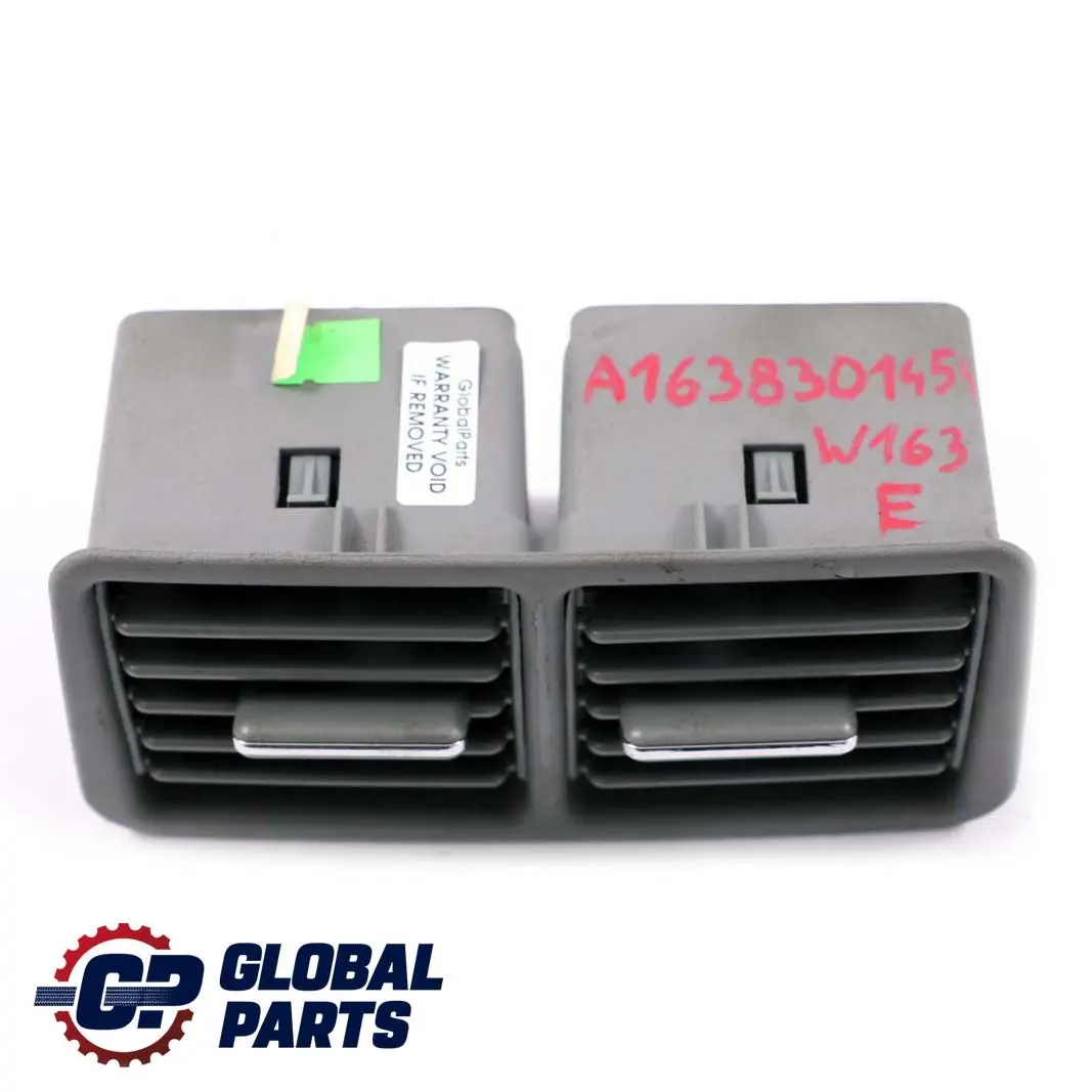 Mercedes-Benz M-Class ML W163 Centre Console Rear Air Vent Grill to with Part number A1638300754 Mercedes-Benz M-Class ML W163 Centre Console Rear Air Vent Grill - SKU A1638300754 - Part number A1638300754