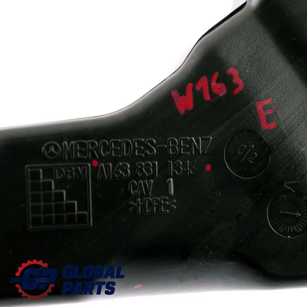  Mercedes-Benz ML-Class W163 Air Duct Pipe Guide Channel - SKU A1638311346 - Part number A1638311346