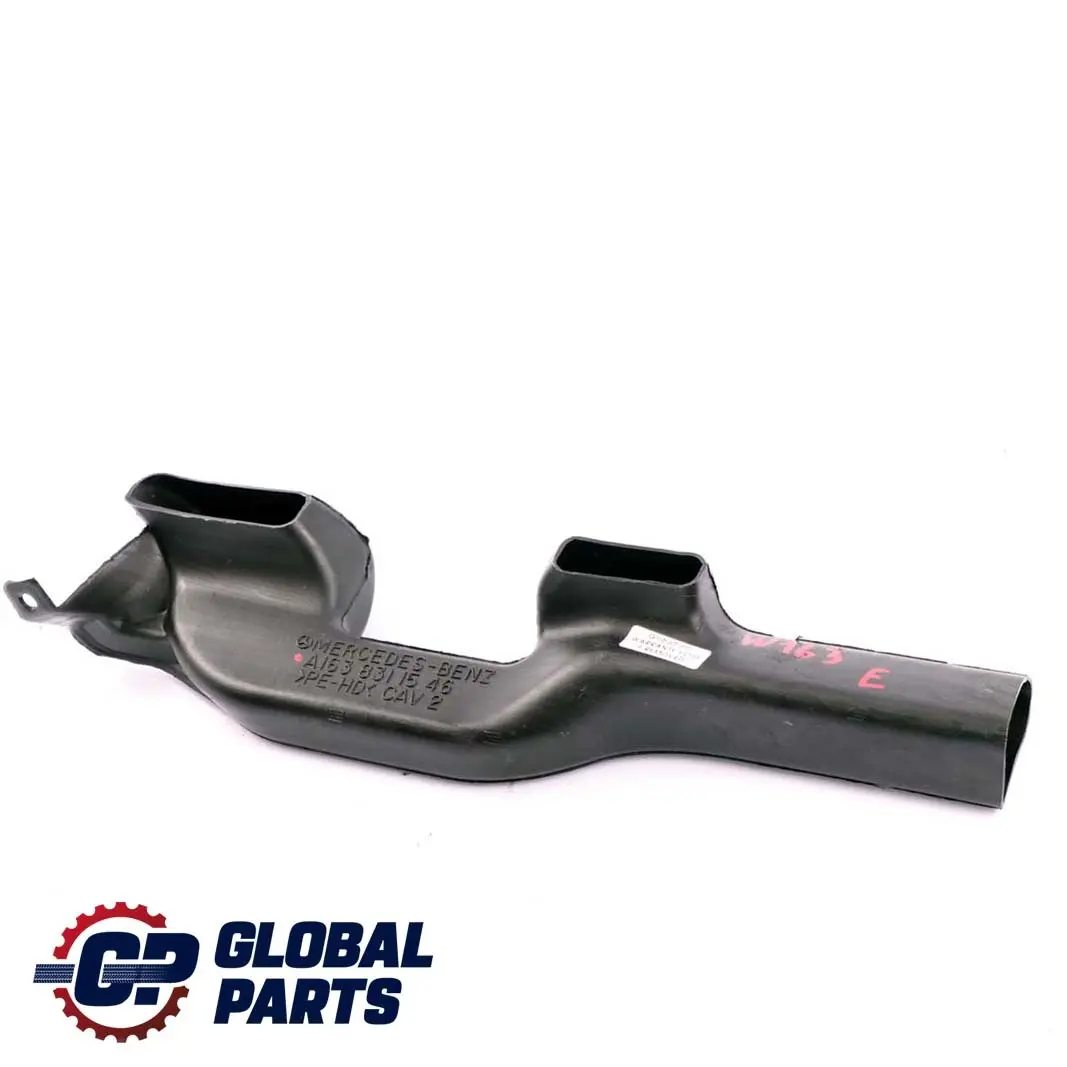  Mercedes-Benz ML-Class W163 Air Duct Guide Channel Bottom Left N/S - SKU A1638311546 - Part number A1638311546