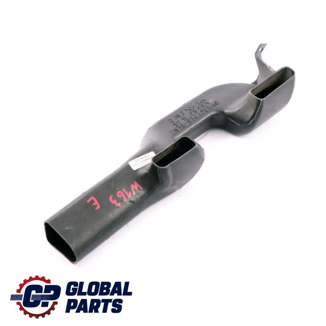 Conducto De Aire Canal Guia Inferior Izquierdo para Mercedes ML W163 con número de pieza A1638311546 Mercedes ML W163 Conducto De Aire Canal Guia Inferior Izquierdo - SKU A1638311546 - Número de pieza A1638311546