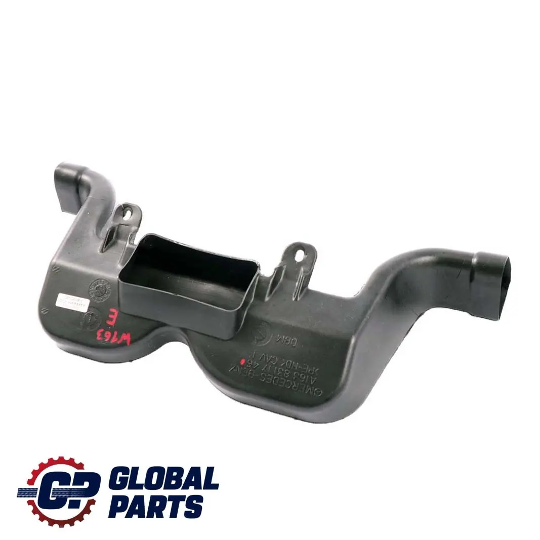 Mercedes-Benz Classe ML W163 Conduit D'Air Canal Air Dessous Centre pour à propos du numéro de pièce A1638311746 Mercedes-Benz Classe ML W163 Conduit D'Air Canal Air Dessous Centre - SKU A1638311746 - Numéro de pièce A1638311746