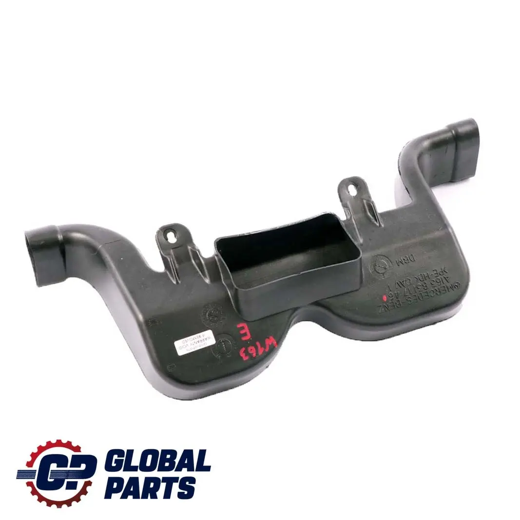  Mercedes-Benz ML-Class W163 Air Duct Guide Channel Bottom Central - SKU A1638311746 - Part number A1638311746