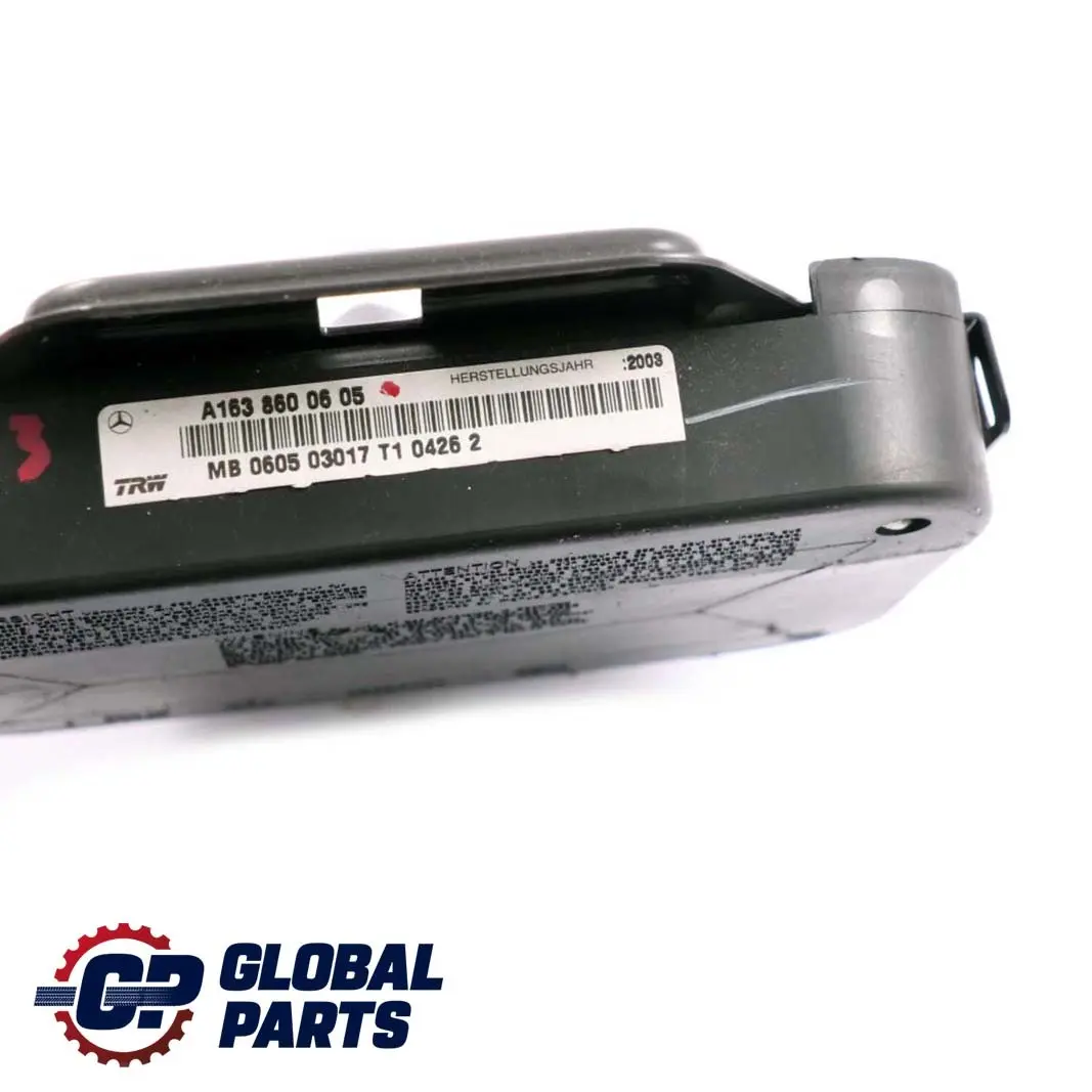 Front Left Right N/O/S Door Air Module to Mercedes ML W163 with Part number A1638600605 Mercedes ML W163 Front Left Right N/O/S Door Air Module - SKU A1638600605 - Part number A1638600605