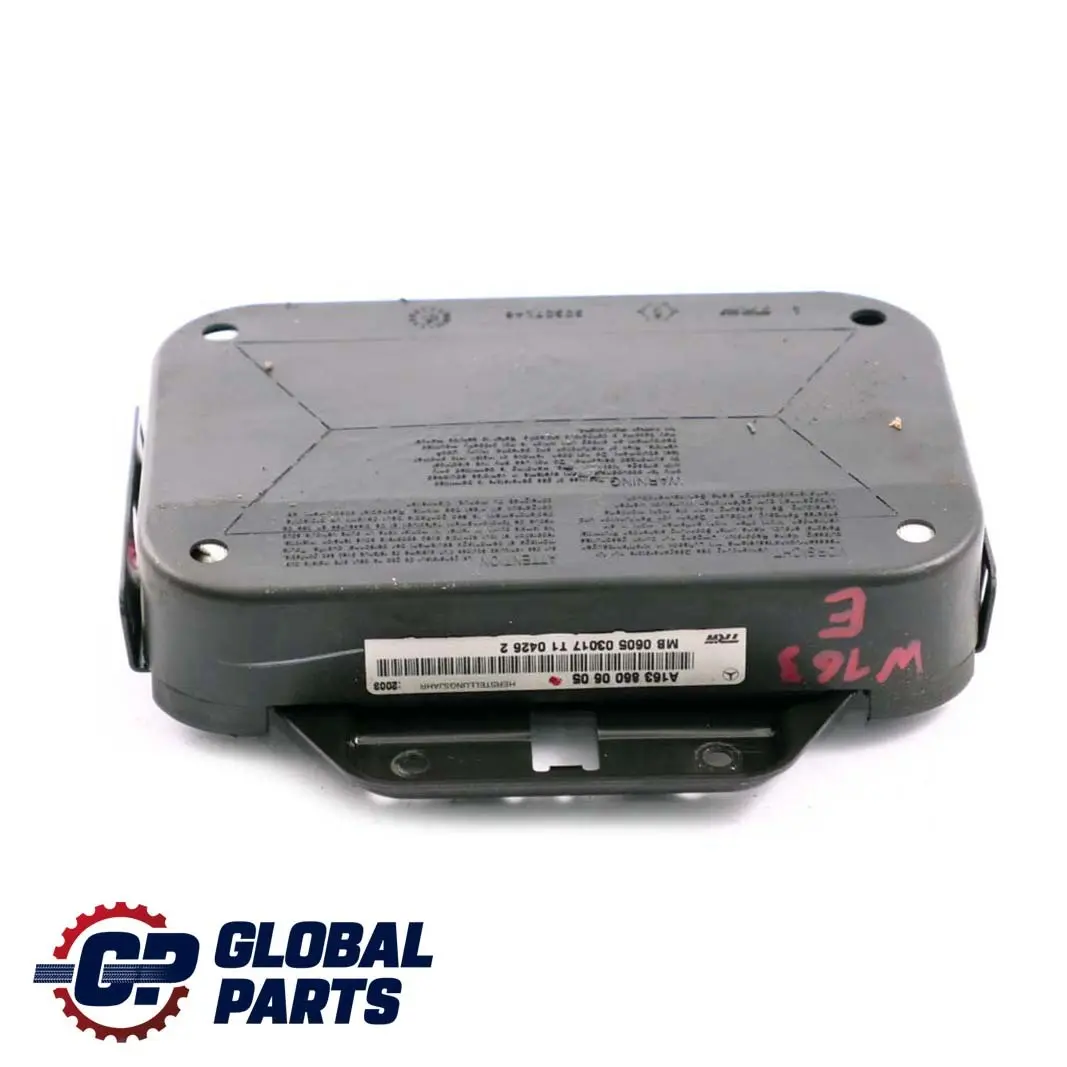 Módulo Air Puerta Delantera Izquierda Derecha para Mercedes W163 con número de pieza A1638600605 Mercedes W163 Módulo Air Puerta Delantera Izquierda Derecha - SKU A1638600605 - Número de pieza A1638600605